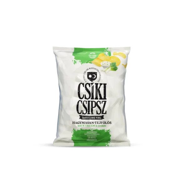 GLUTÉNMENTES CSÍKI CSIPSZ HAGYMÁSAN-TEJFÖLÖS 50G