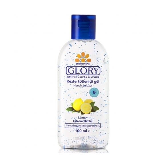 Glory Kézfertőtlenítő gél citrom 100 ml