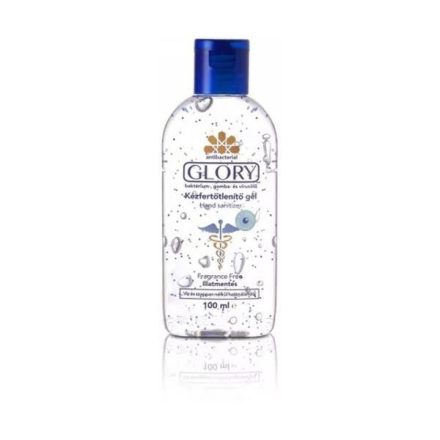 Glory Kézfertőtlenítő gél illatmentes 100 ml