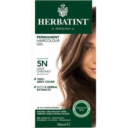 HERBATINT TERMÉSZETES TARTÓS HAJFESTÉK 5N (VILÁGOS GESZTENYE) 170ML