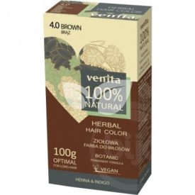   VENITA 100% NATURAL GYÓGYNÖVÉNYES NÖVÉNYI HAJFESTÉK 4.0 BARNA 1DB