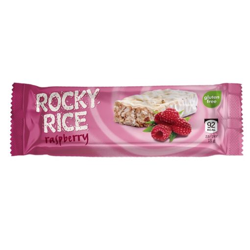 Rocky Rice Puffasztott Rizsszelet-málnás, fehércsokis.