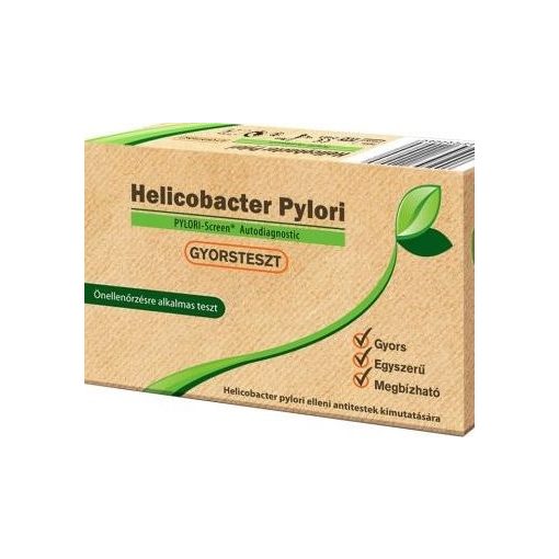 Gyomorbántalmakra kifejlesztett gyorsteszt (Helicobacter pylori)