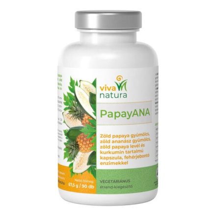 Viva Natura PapayANA kapszula vegetáriánus étrend-kiegészítő 90 db