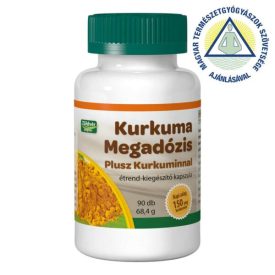 Zöldvér Kurkuma Megadózis Plusz-Kurkuminnal Kapszula 90db