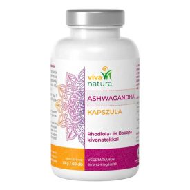   Viva Natura Ashwagandha vegetáriánus étrend-kiegészítő kapszula 60 db