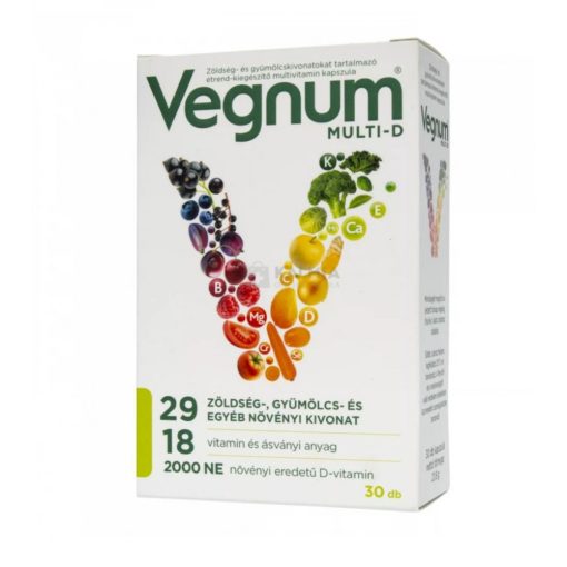 Vegnum- multi D Multivitamin 30 db