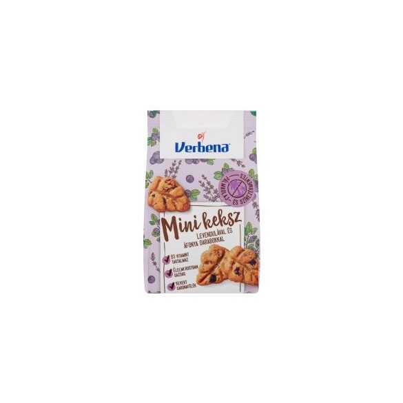 Verbena Mini keksz levendulával és áfonya darabokkal