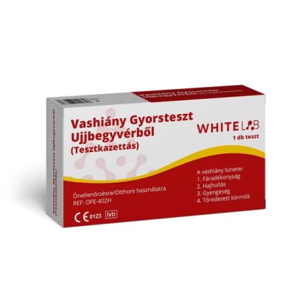 Whitelab Vashiány Gyorsteszt Ujjbegyvérből