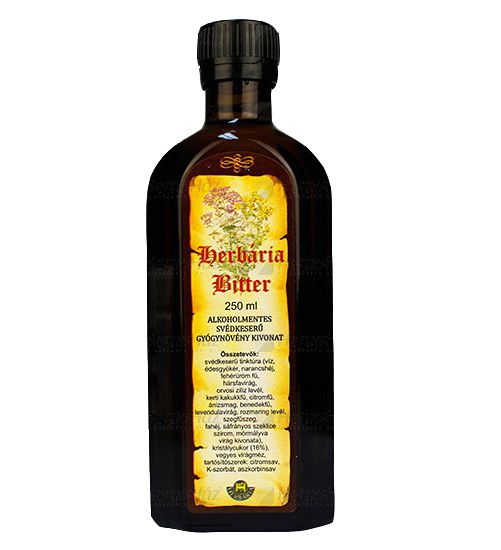 Herbal Bitter alkoholmentes svédkeserű 250 ml Herbal Bitter alkoholmentes svédkeserű 250 ml