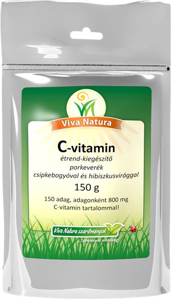 Viva natura c-vitamin porkeverék csipkebogyóval és hibiszkusszal 150g