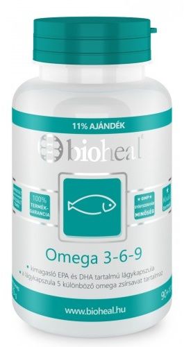 Bioheal omega 3 6 9 1200mg kapszula 100db